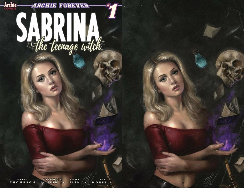 SABRINA THE TEENAGE WITCH #1 CARLA COHEN TRADE DRESS/VIRGIN SET LIMITED TO 300 SETS