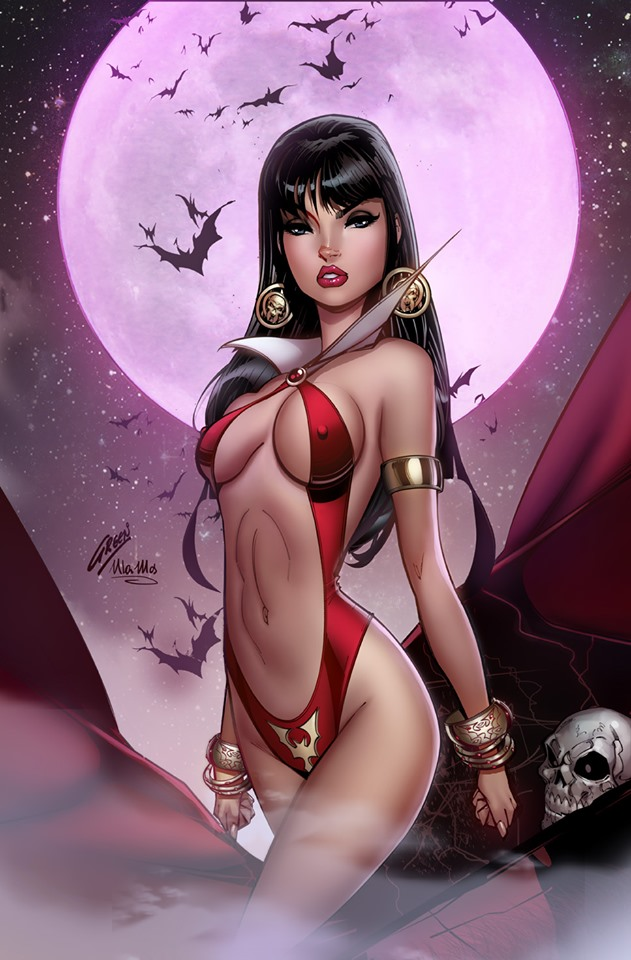 VAMPIRELLA #3 PAUL GREEN & ULA MOS VIRGIN VARIANT LIMITED TO 500
