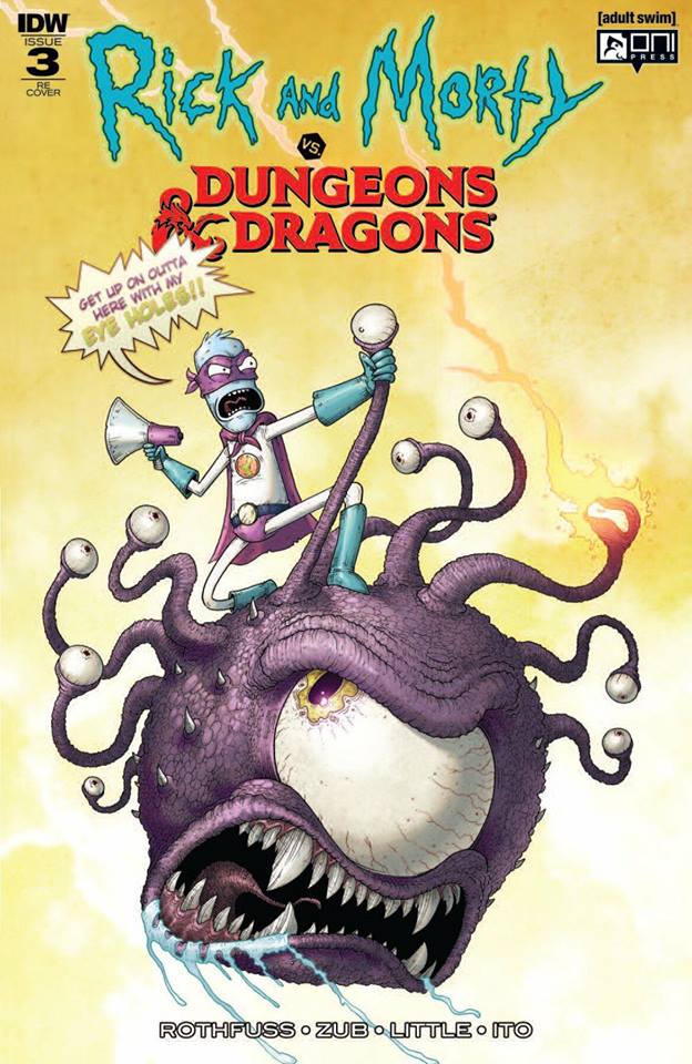RICK & MORTY VS DUNGEONS & DRAGONS #3 (OF 4) MIKE VASQUEZ VARIANT LIMITED TO 500 COPIES