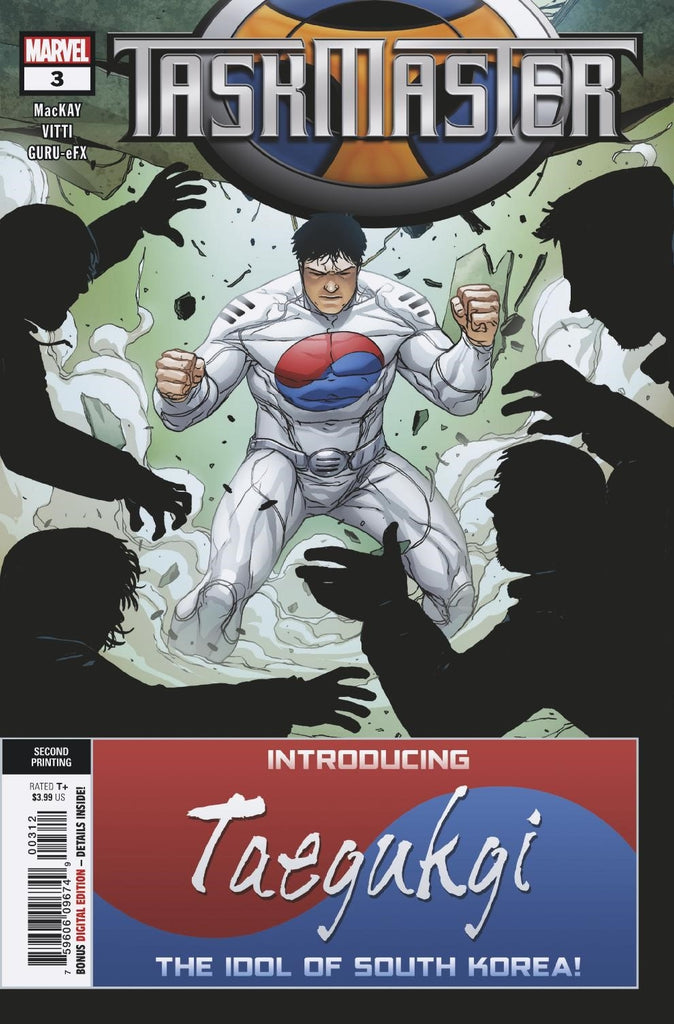 TASKMASTER #3 (OF 5) 2ND PRINT - 1ST COVER APPEARANCE OF TAEGUKGI - KOREAN SUPERHERO