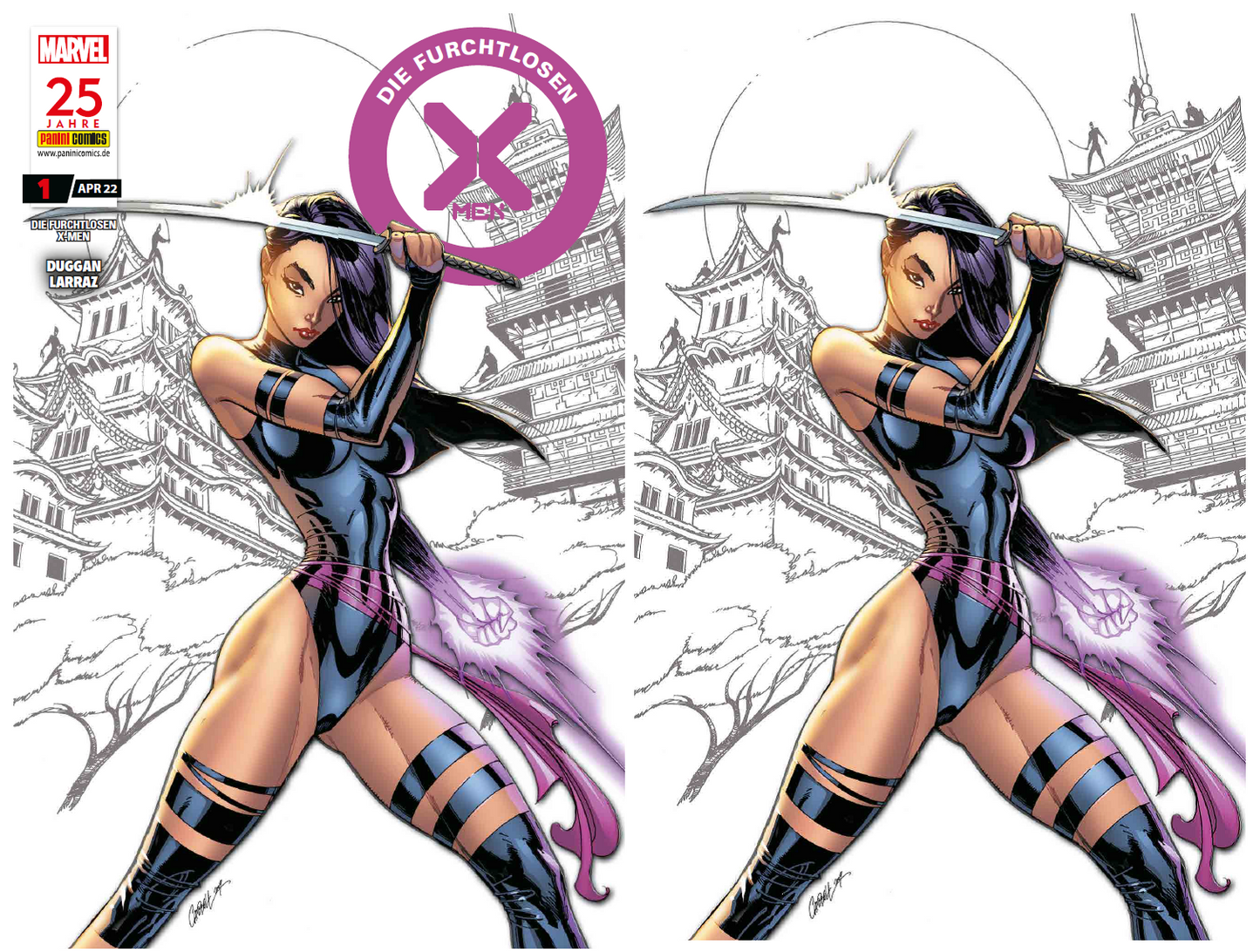 FEARLESS X-MEN #1 J SCOTT CAMPBELL GERMAN VARIANT SET LIMITED TO 200 SETS