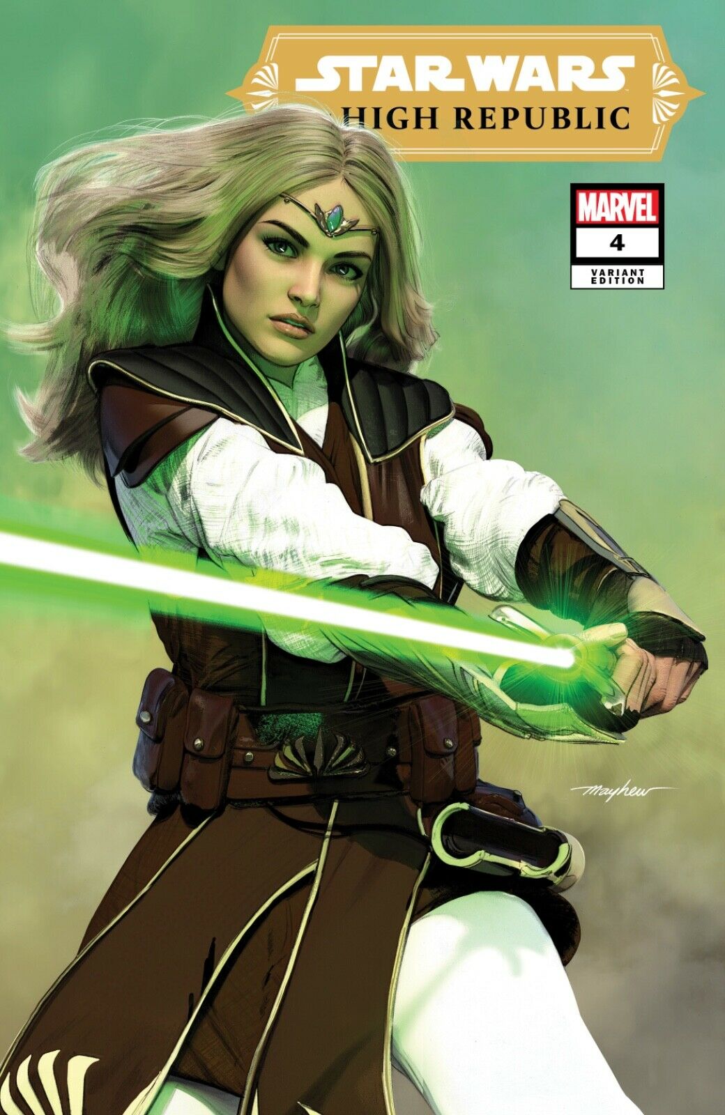 STAR WARS HIGH REPUBLIC #4 MIKE MAYHEW AVAR KRISS TRADE DRESS VARIANT - SAD LEMON COMICS
