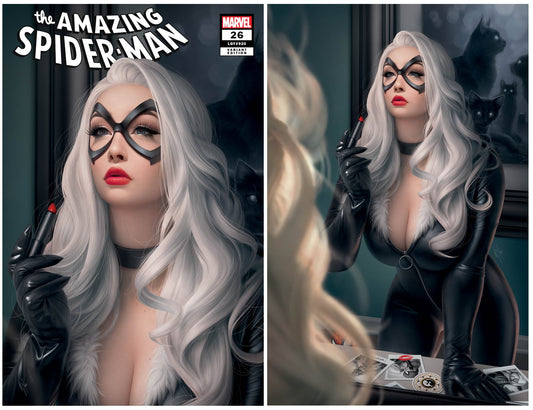 AMAZING SPIDER-MAN #26 WARREN LOUW TRADE/VIRGIN VARIANT SET LIMITED TO 1000 SETS