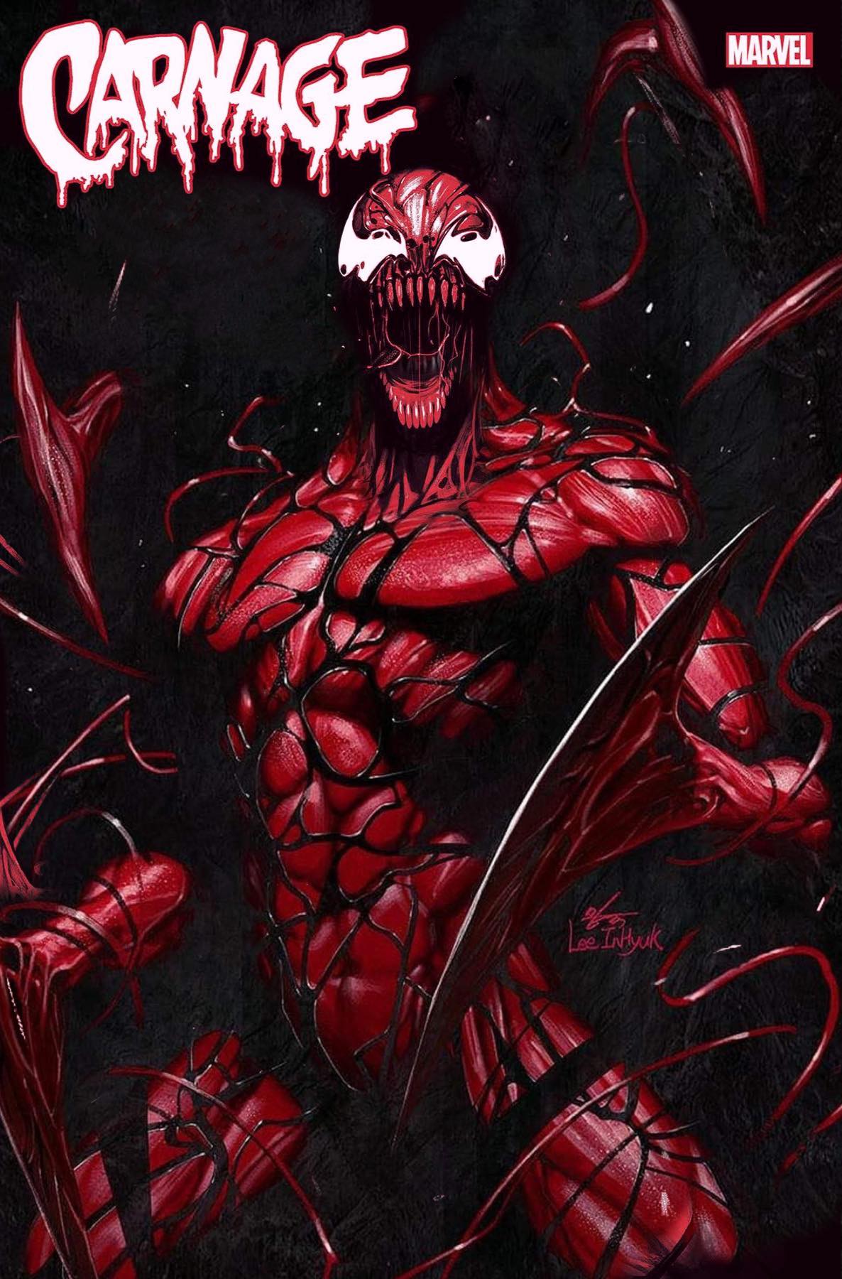 CARNAGE BLACK WHITE AND BLOOD #1 (OF 4) INHYUK LEE TRADE DRESS VARIANT