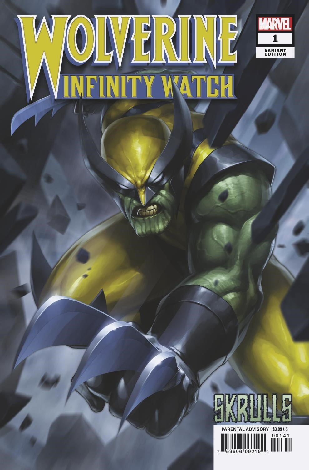 20/02/2019 WOLVERINE INFINITY WATCH #1 (OF 5) JEE HYUNG LEE SKRULLS VAR