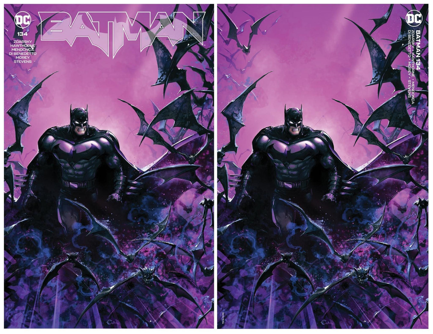 BATMAN #134 CLAYTON CRAIN TRADE/MINIMAL TRADE VARIANT SET LIMITED TO 1000 SETS WITH COA