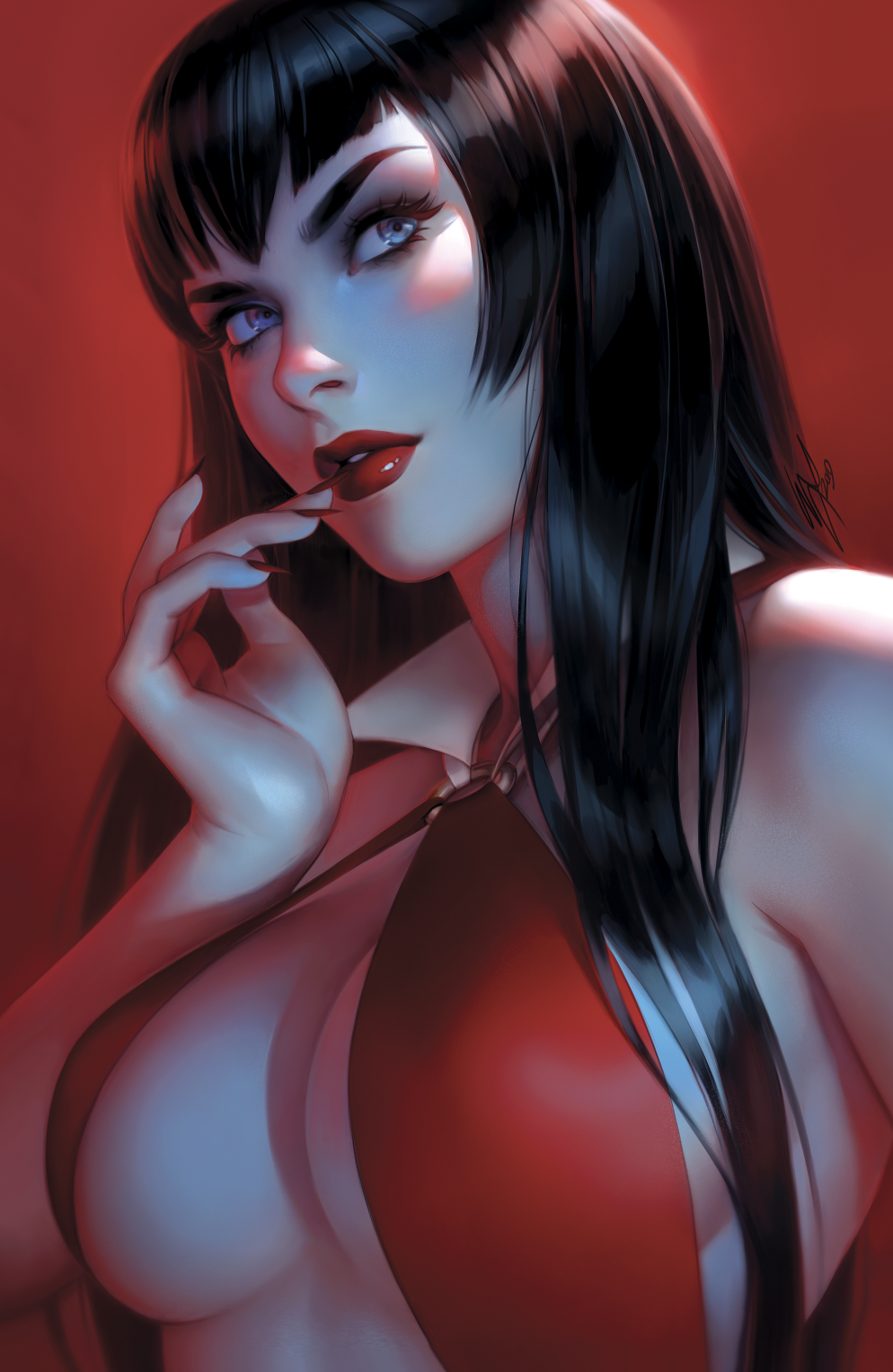 VAMPIRELLA #7 WARREN LOUW EXCLUSIVE VIRGIN VARIANT LIMITED TO 500