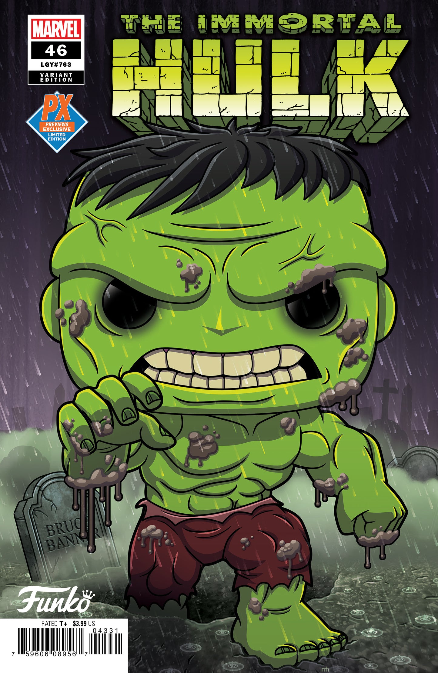 IMMORTAL HULK #46 HAYHURST PX FUNKO VARIANT