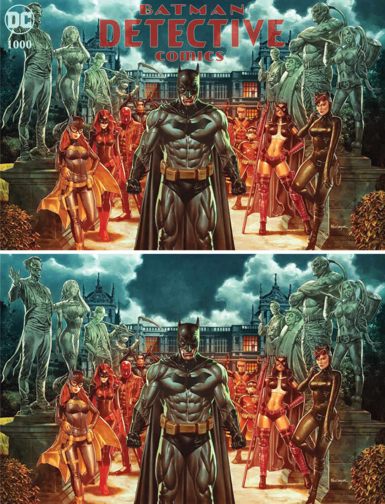 DETECTIVE COMICS #1000 MICA SUAYAN TRADE DRESS/VIRGIN VARIANT SET