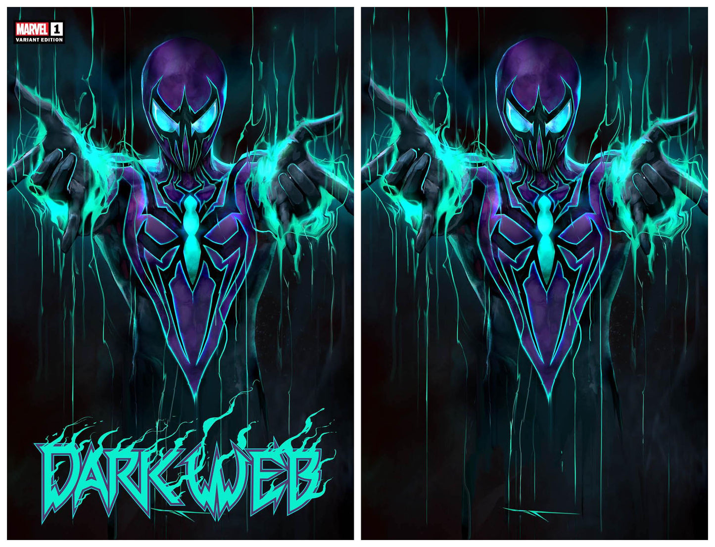 DARK WEB #1 IVAN TAO TRADE/VIRGIN VARIANT SET LIMITED TO 600 SETS WITH NUMBERED COA