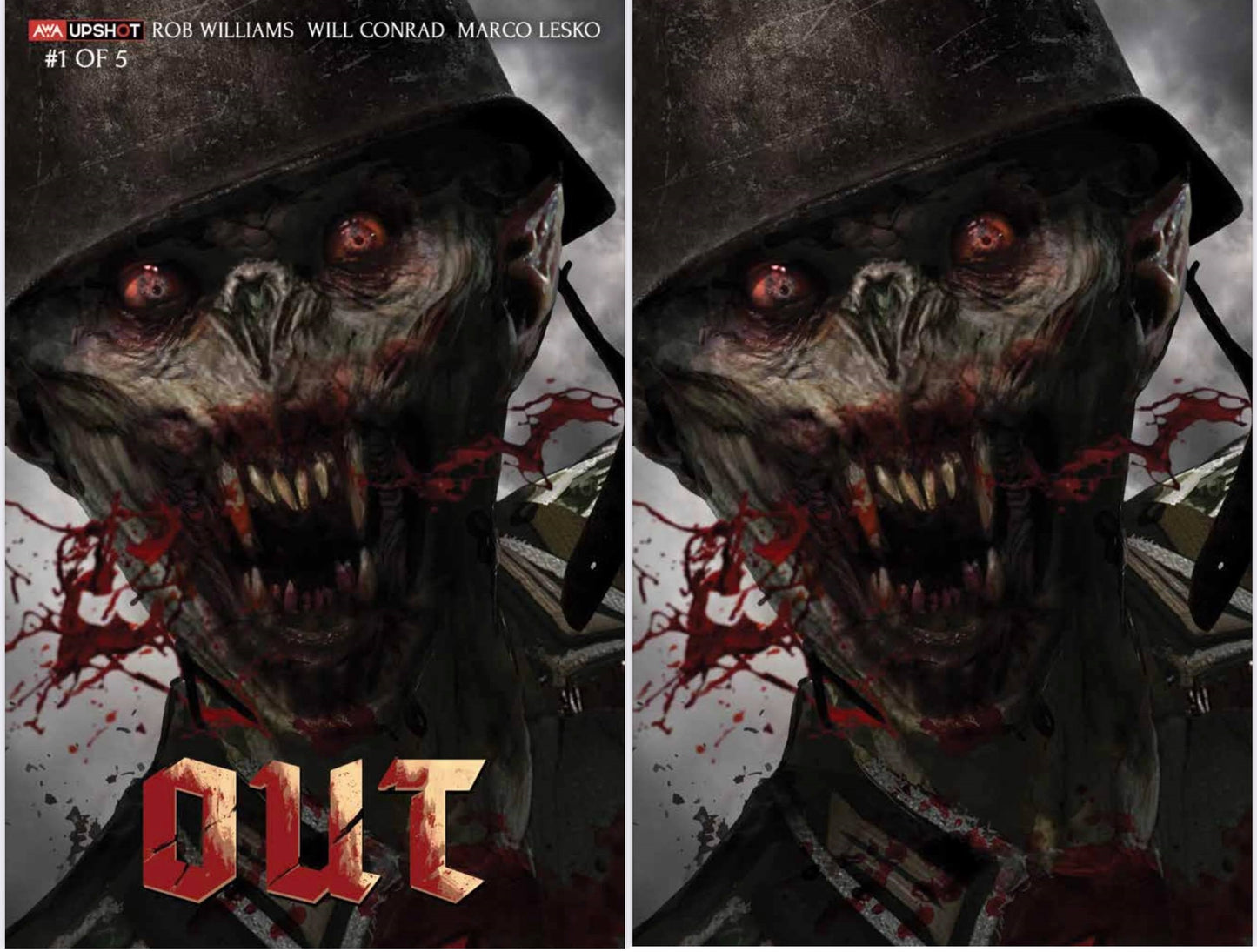 OUT #1 JOHN GALLAGHER TRADE/VIRGIN VARIANT SET LIMITED TO 400 SETS