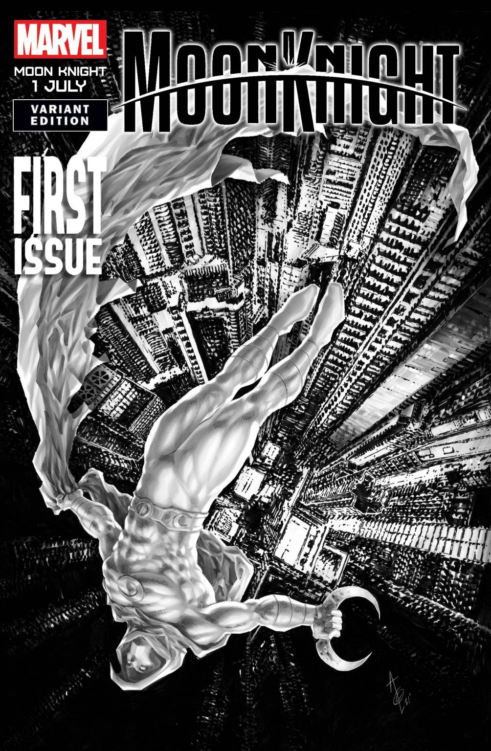 MOON KNIGHT #1 ALAN QUAH TRADE DRESS VARIANT LIMITED TO 3000