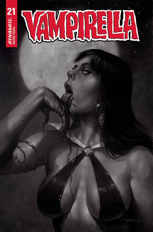 VAMPIRELLA #21 1:10 LUCIO PARRILLO B&W VARIANT