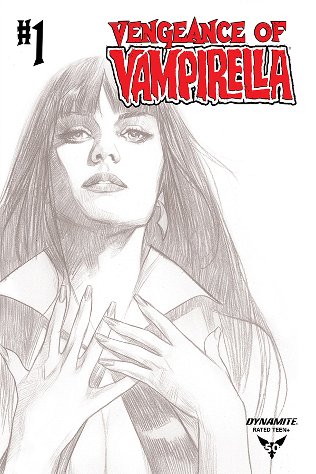 09/10/2019 VENGEANCE OF VAMPIRELLA #1 1:20 OLIVER B&W VARIANT
