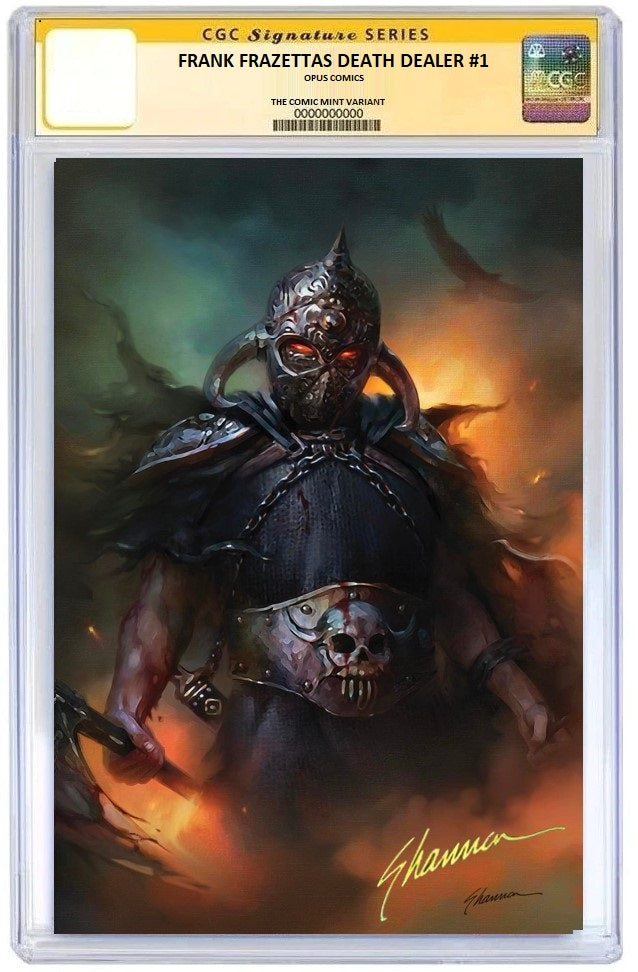 FRANK FRAZETTA DEATH DEALER #1 SHANNON MAER VARIANT LIMITED TO 500 COPIES CGC SS PREORDER