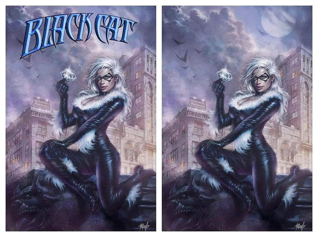 BLACK CAT #1 LUCIO PARRILLO TRADE/VIRGIN VARIANT SETS LIMITED T0 600 SETS