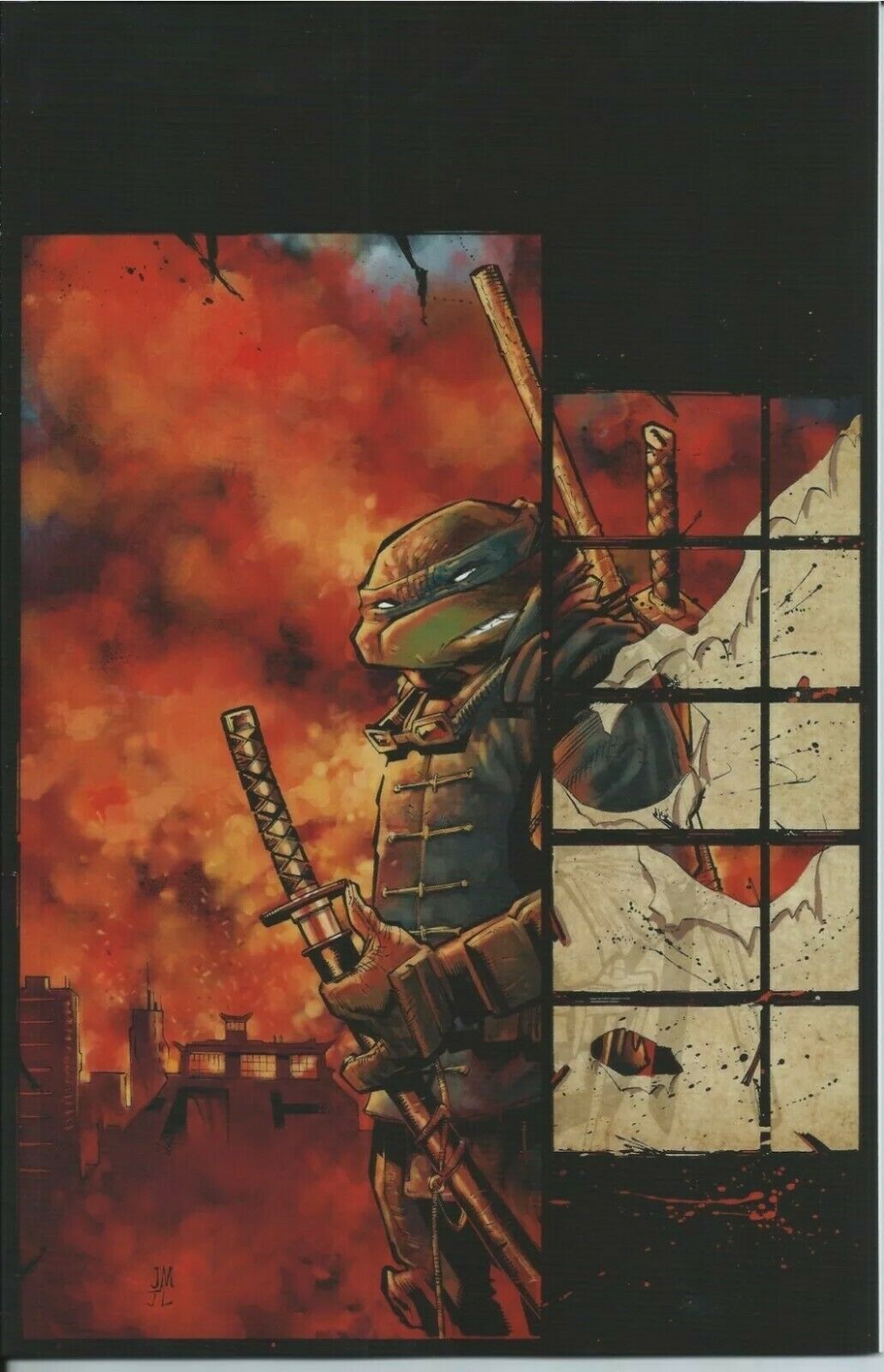TMNT THE LAST RONIN #1 (OF 5) JUSTIN MASON ALBEDO HOMAGE VIRGIN LIMITED TO 300