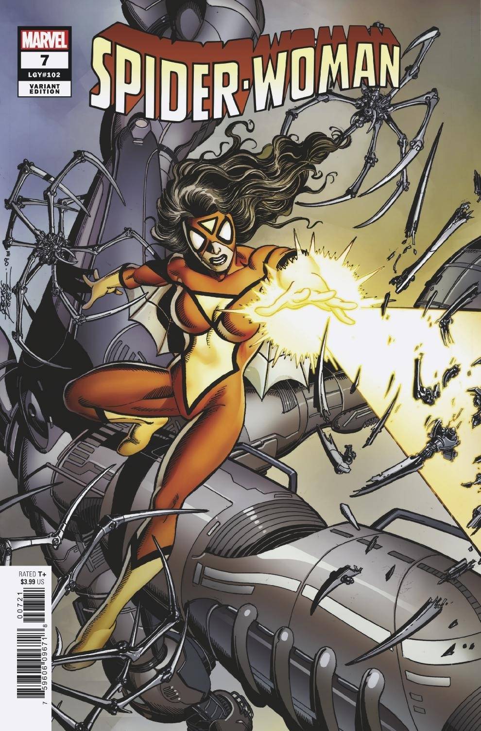 SPIDER-WOMAN #7 1:50 PEREZ HIDDEN GEM VARIANT KIB