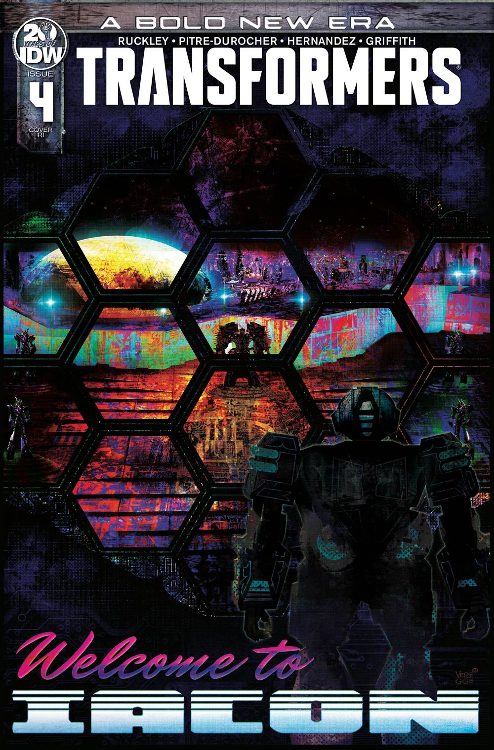 TRANSFORMERS #4 1:10 VEREGGE VARIANT
