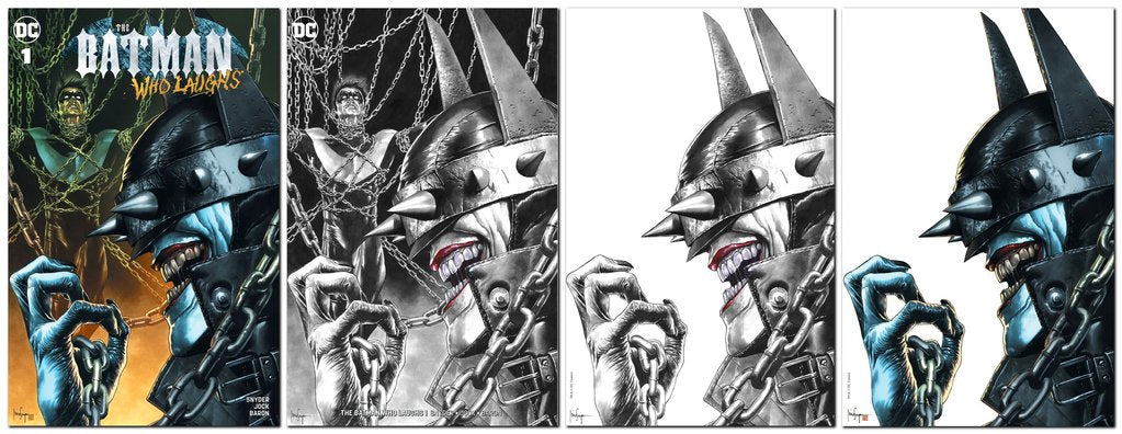 BATMAN WHO LAUGHS #1 MICO SUAYAN 4 COVER SET