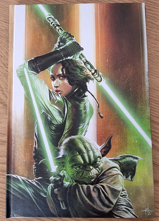 HIGH REPUBLIC #1 PANINI FRANCE GABRIELLE DELL'OTTO VIRGIN VARIANT WITH SIGNED PRINT LIMITED TO 500 COPIES - RAREST VERSION VF/NM