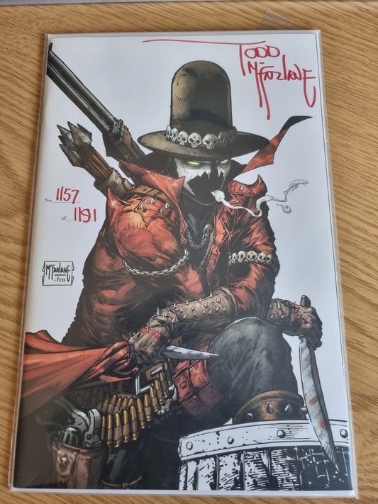 GUNSLINGER SPAWN #1 1:250 MCFARLANE SIGNED VARIANT 1157/1191