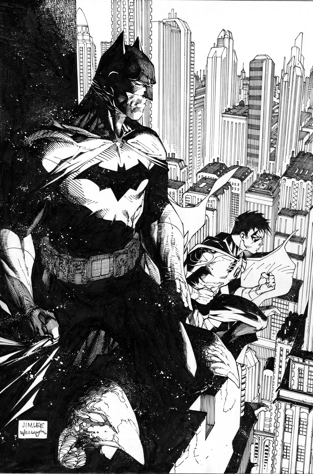 BATMAN #125 1:500 JIM LEE B&W VARIANT