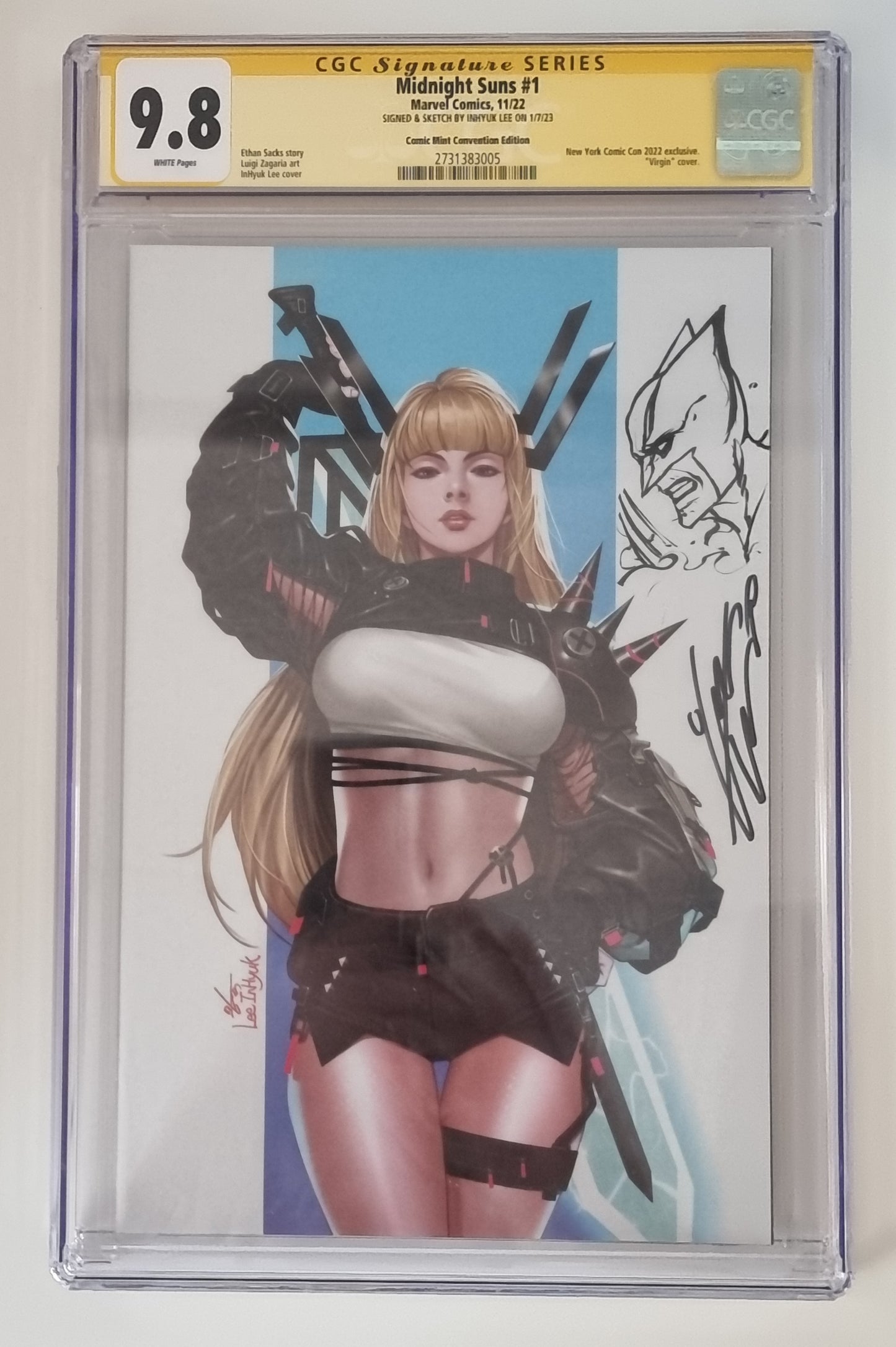 MIDNIGHT SUNS #1 INHYUK LEE NYCC VARIANT LIMITED TO 1000 COPIES CGC REMARK 9.8