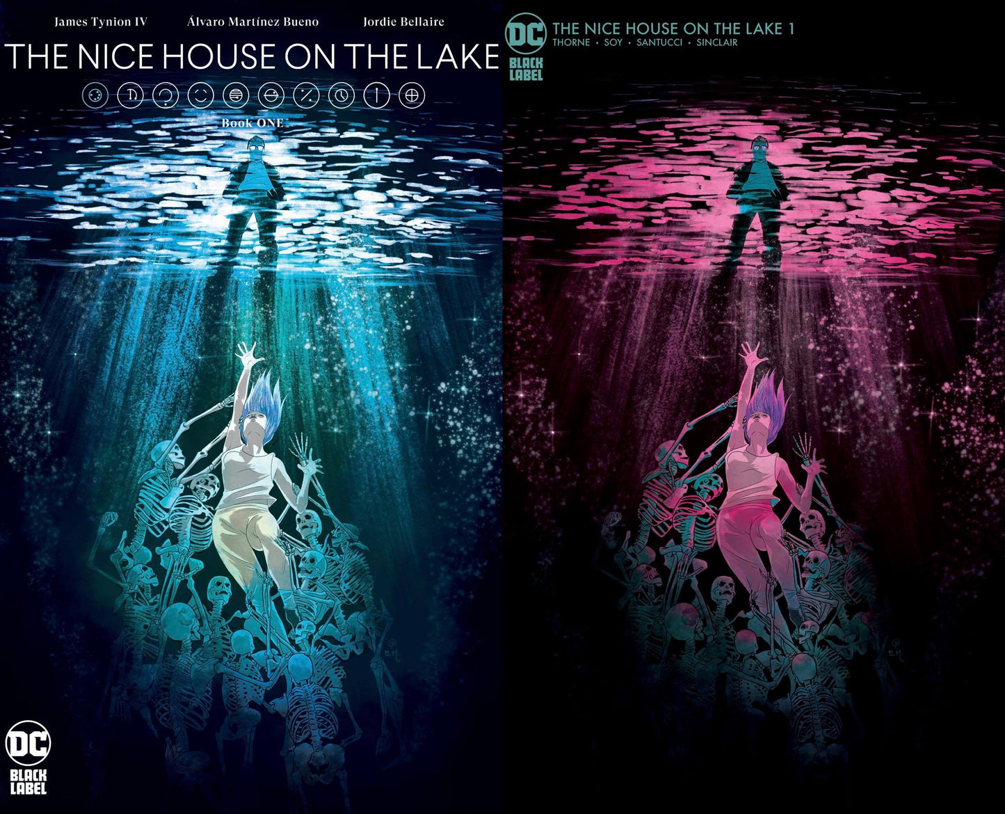NICE HOUSE ON THE LAKE #1 MEGAN HUTCHISON-CATES VARIANTS TRADE/MINIMAL DRESS VARIANT SET LIMITED TO 1500 SETS