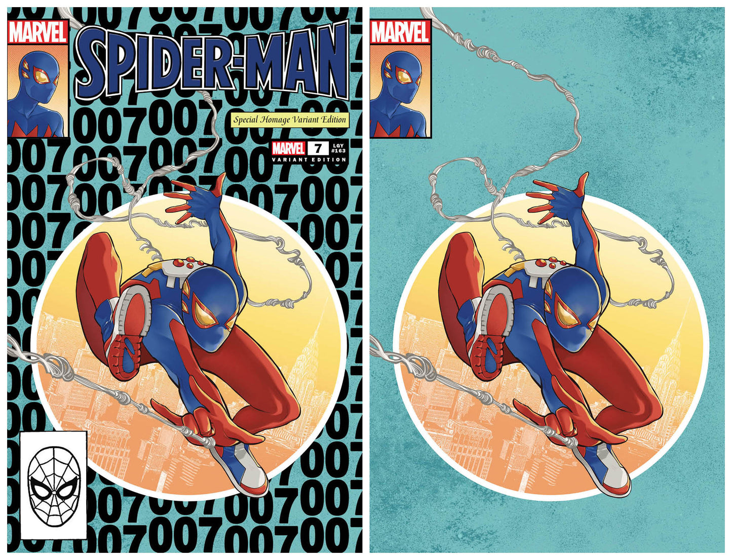 SPIDER-MAN #7 2ND PRINT ROMY JONES ASM 300 TRADE/VIRGIN SPIDER-BOY VARIANT SET