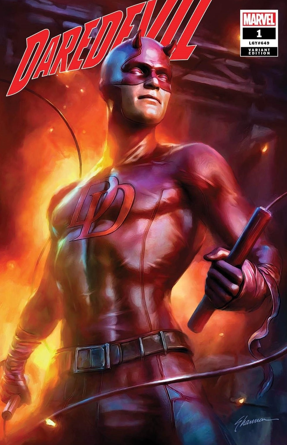 DAREDEVIL #1 SHANNON MAER C2E2 VARIANT LIMITED 600 COPIES WITH NUMBERED COA