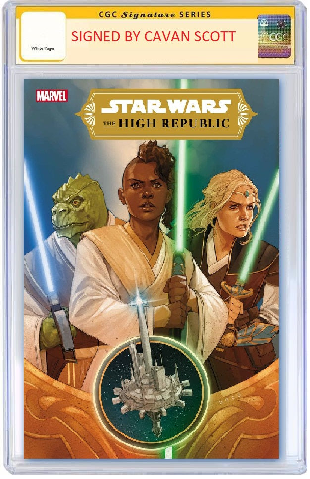 STAR WARS HIGH REPUBLIC #1 (OF 6) SIGNED BY WRITER - CAVAN SCOTT CGC SS PREORDER