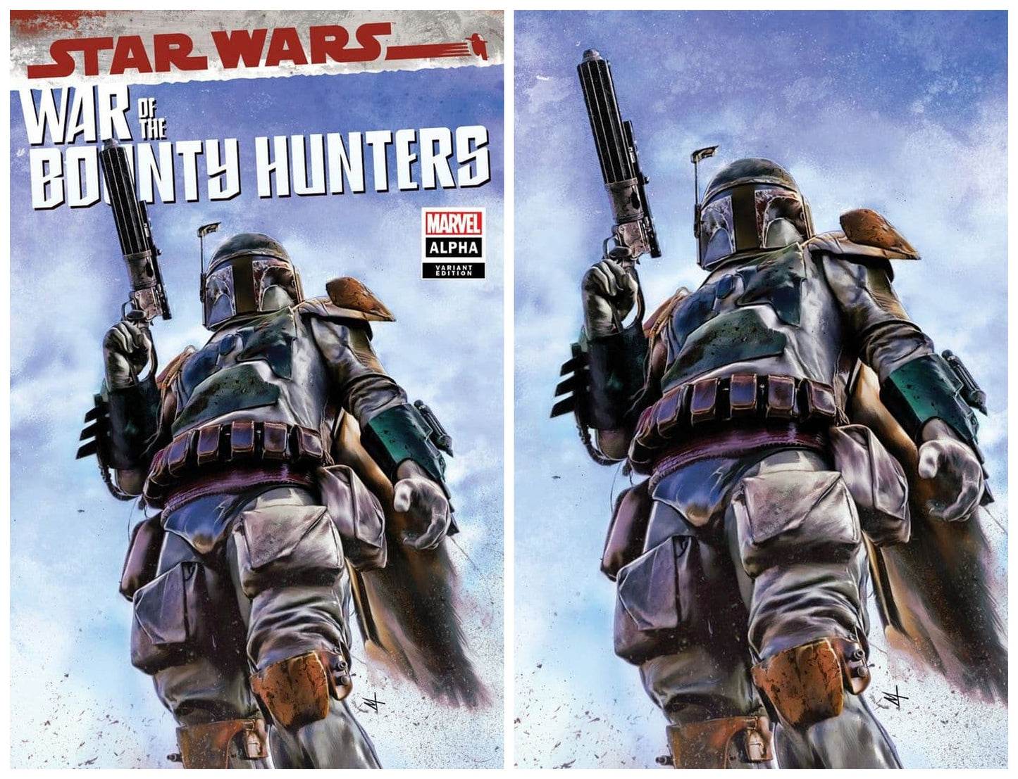 STAR WARS WAR BOUNTY HUNTERS ALPHA #1 MARCO TURINI TRADE/VIRGIN VARIANT SET