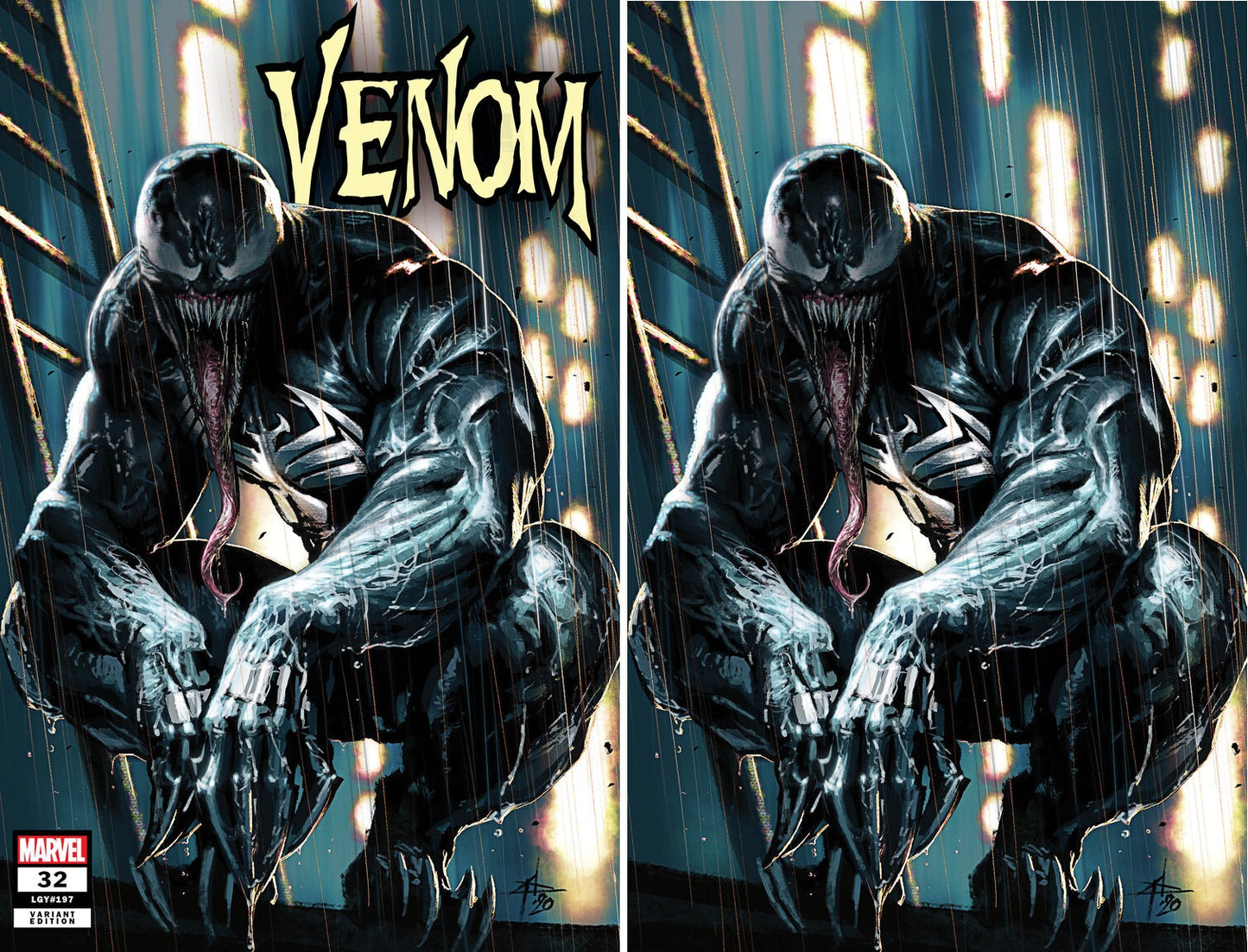VENOM #32 KIB GABRIELE DELL'OTTO TRADE/VIRGIN VARIANT SET LIMITED TO 700 SETS WITH COA