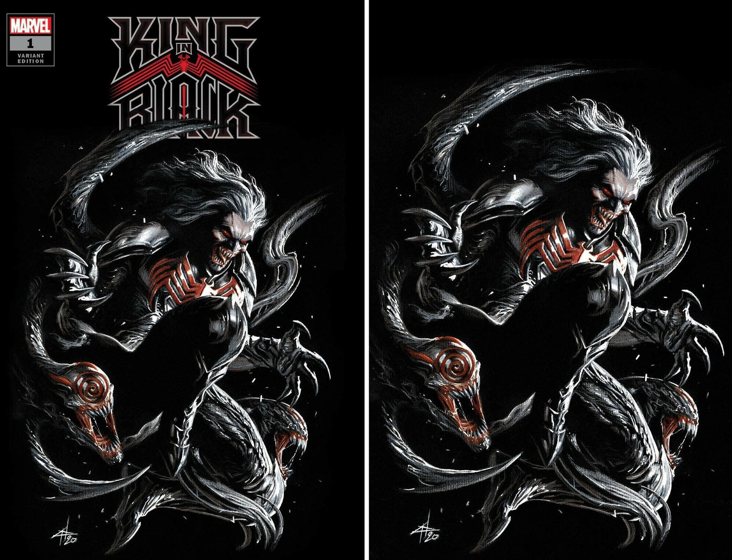 KING IN BLACK #1 GABRIELLE DELL'OTTO TRADE/VIRGIN VARIANT SET LIMITED TO 666 SETS WITH NUMBERED COA