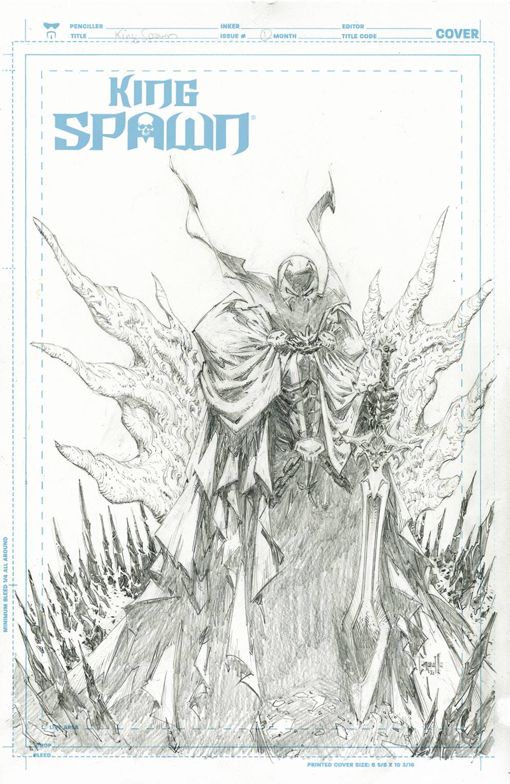25/08/2021 KING SPAWN #1 1:50 CAPULLO SKETCH VARIANT