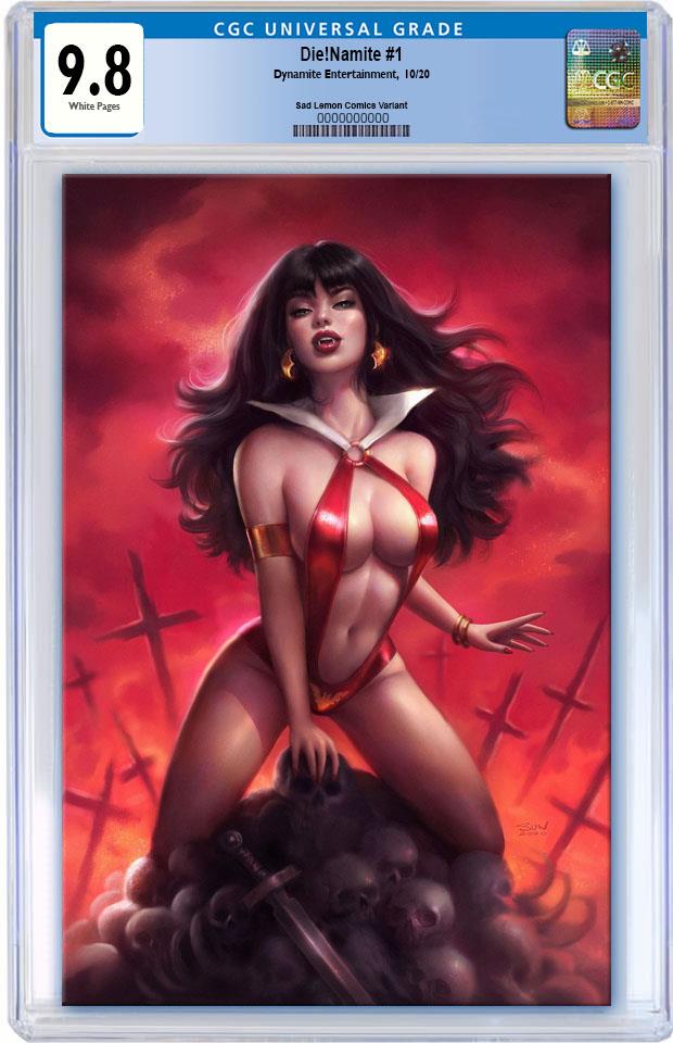 DIE!NAMITE #1 SUN KHAMUNAKI NYCC WEEK VIRGIN VARIANT LIMITED TO 500 CGC 9.8 PREORDER