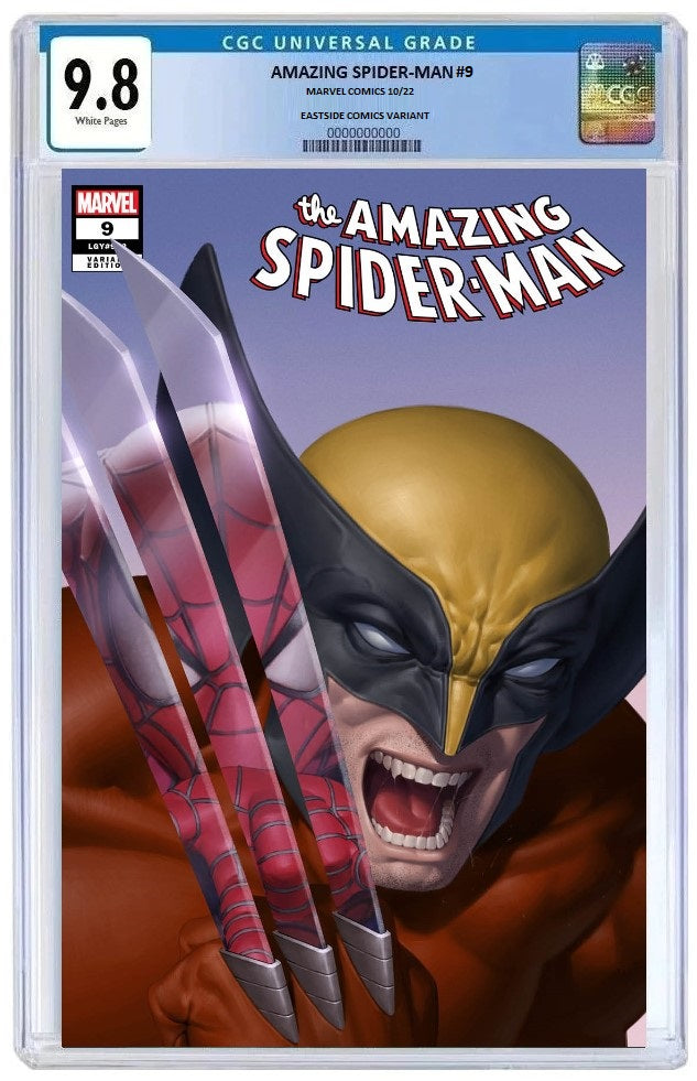 AMAZING SPIDER-MAN #9 JUNGGEUN YOON VARIANT LIMITED TO 600 COPIES WITH COA CGC 9.8 PREORDER