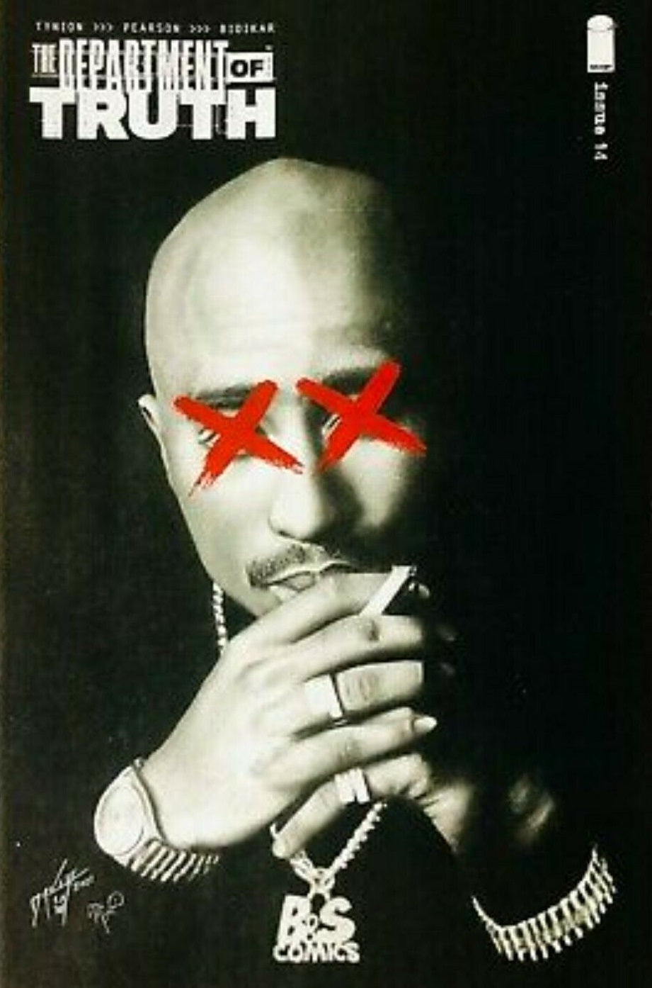 DEPARTMENT OF TRUTH #14 DAVID SANCHEZ VARIANT LIMITED TO 500 COPIES VF