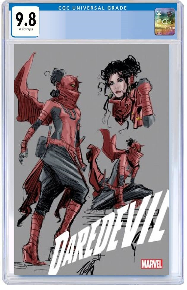 DAREDEVIL #25 2ND PRINT VARIANT 1:25 DESIGN VARIANT CGC 9.8 PREORDER