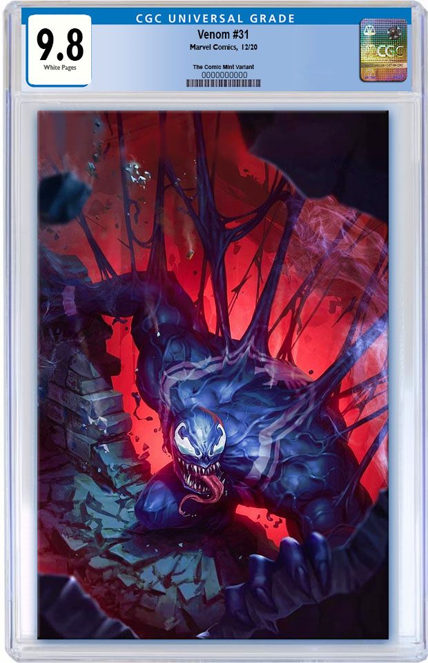 VENOM #31 WOO CHUL LEE VIRGIN VARIANT LIMITED TO 600 WITH COA CGC 9.8 PREORDER