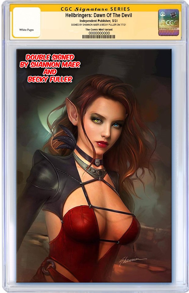 HELLBRINGERS - DAWN OF THE DEVIL SHANNON MAER VIRGIN VARIANT LIMITED TO 400 CGC SS PREORDER