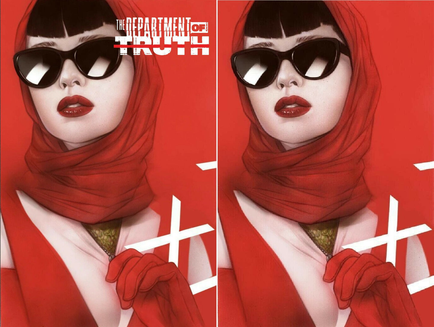 DEPARTMENT OF TRUTH #9 BEN OLIVER TRADE DRESS/FOIL VIRGIN VARIANT SET LIMITED TO 400 SETS