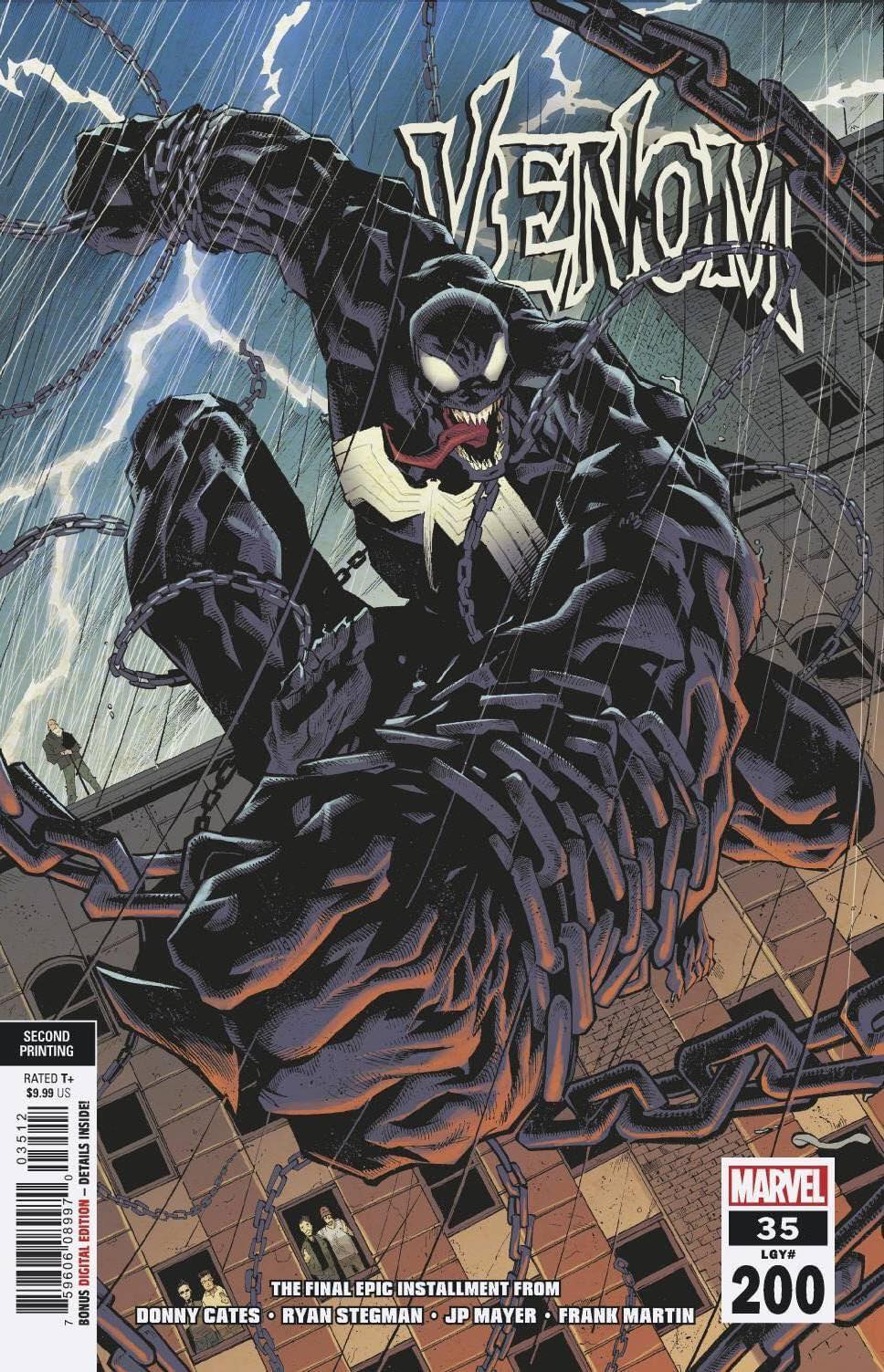 VENOM #35 2ND PRINT VARIANT 200TH ISSUE - 1ST DYLAN/VENOM COVER
