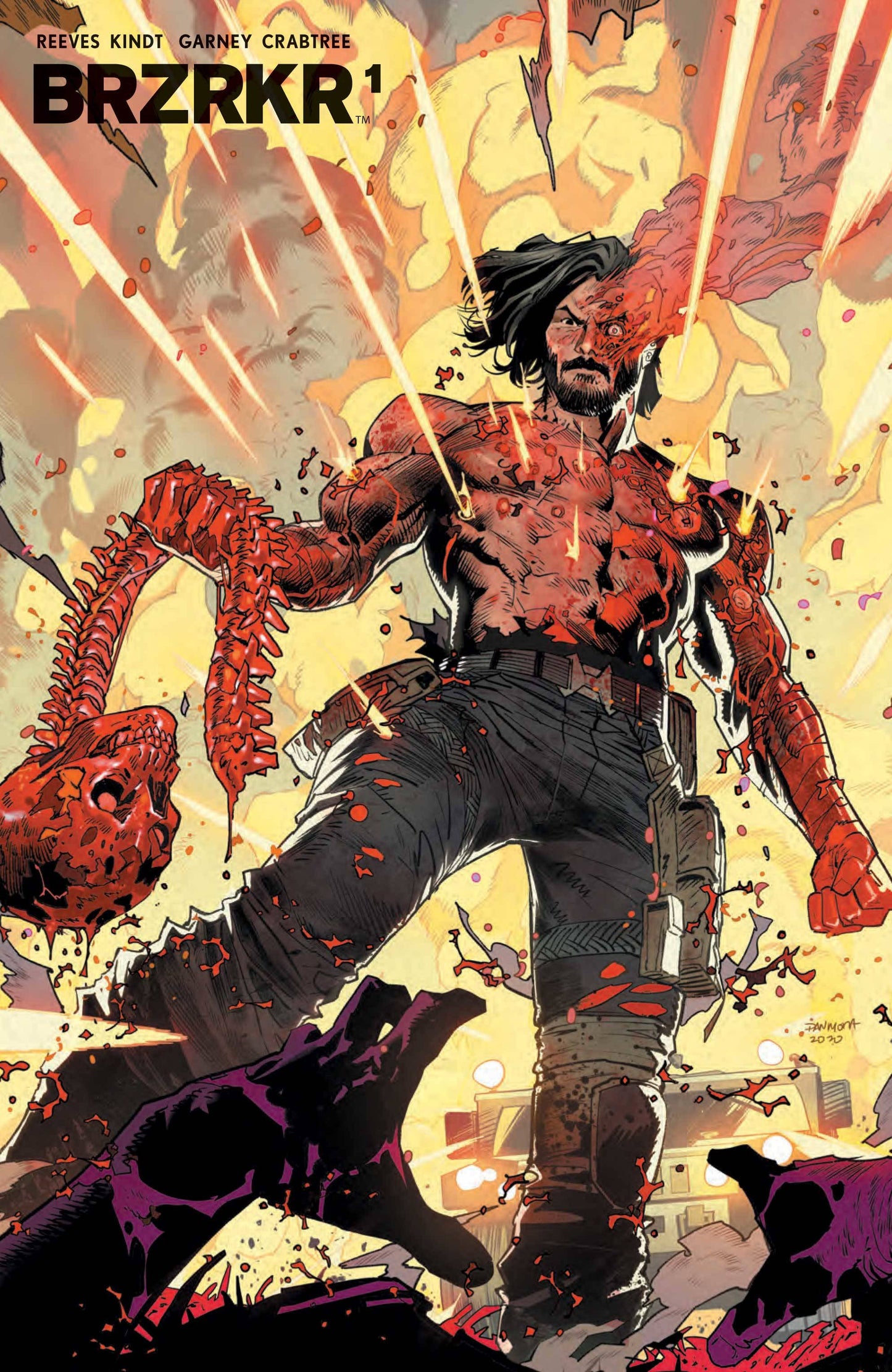 BRZRKR #1 3RD FOIL MORA VARIANT