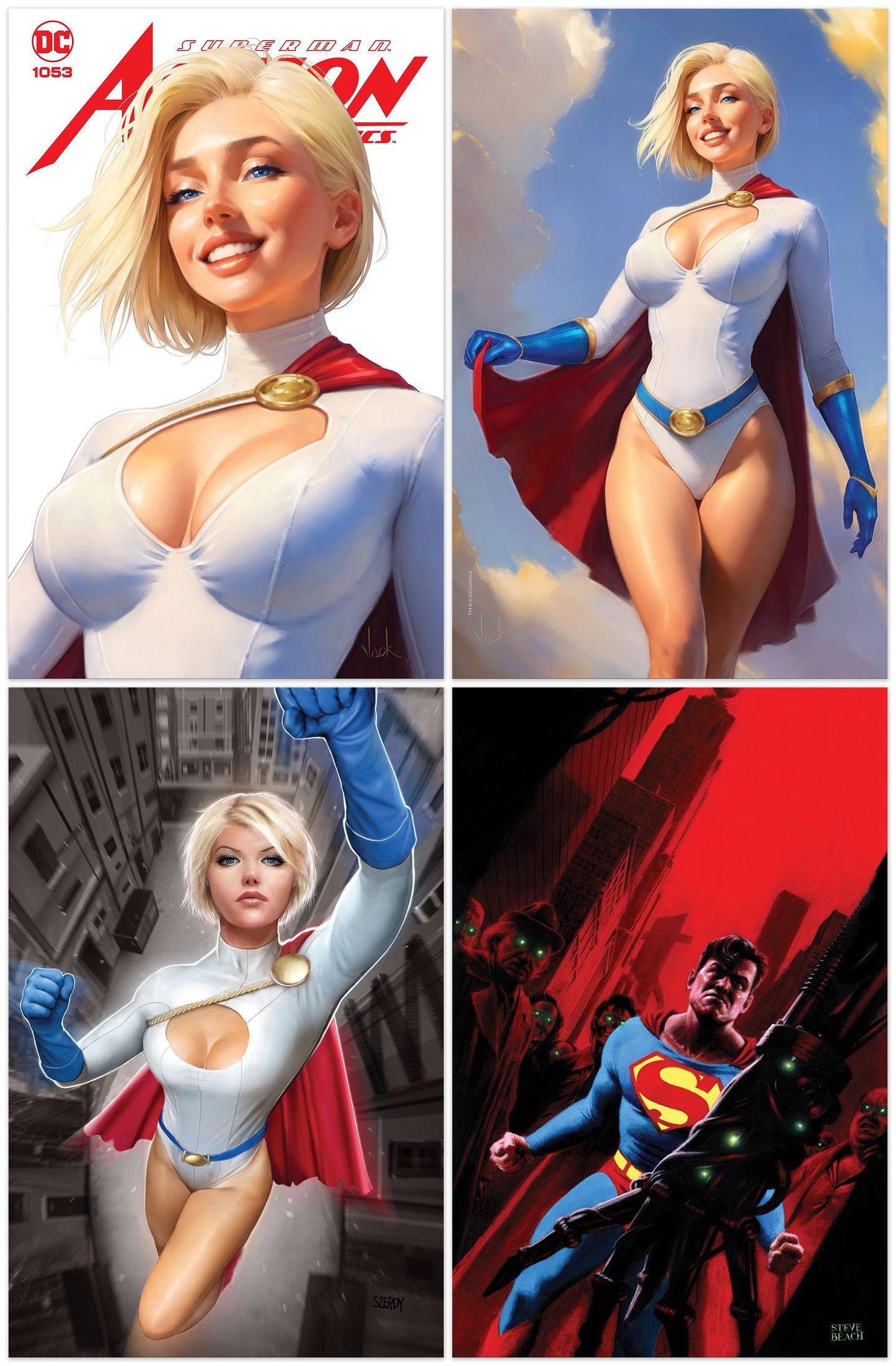 ACTION COMICS #1053 WILL JACK TRADE/VIRGIN VARIANT SET LIMITED TO 1000 SETS + 1:25 & 1:50 VARIANT