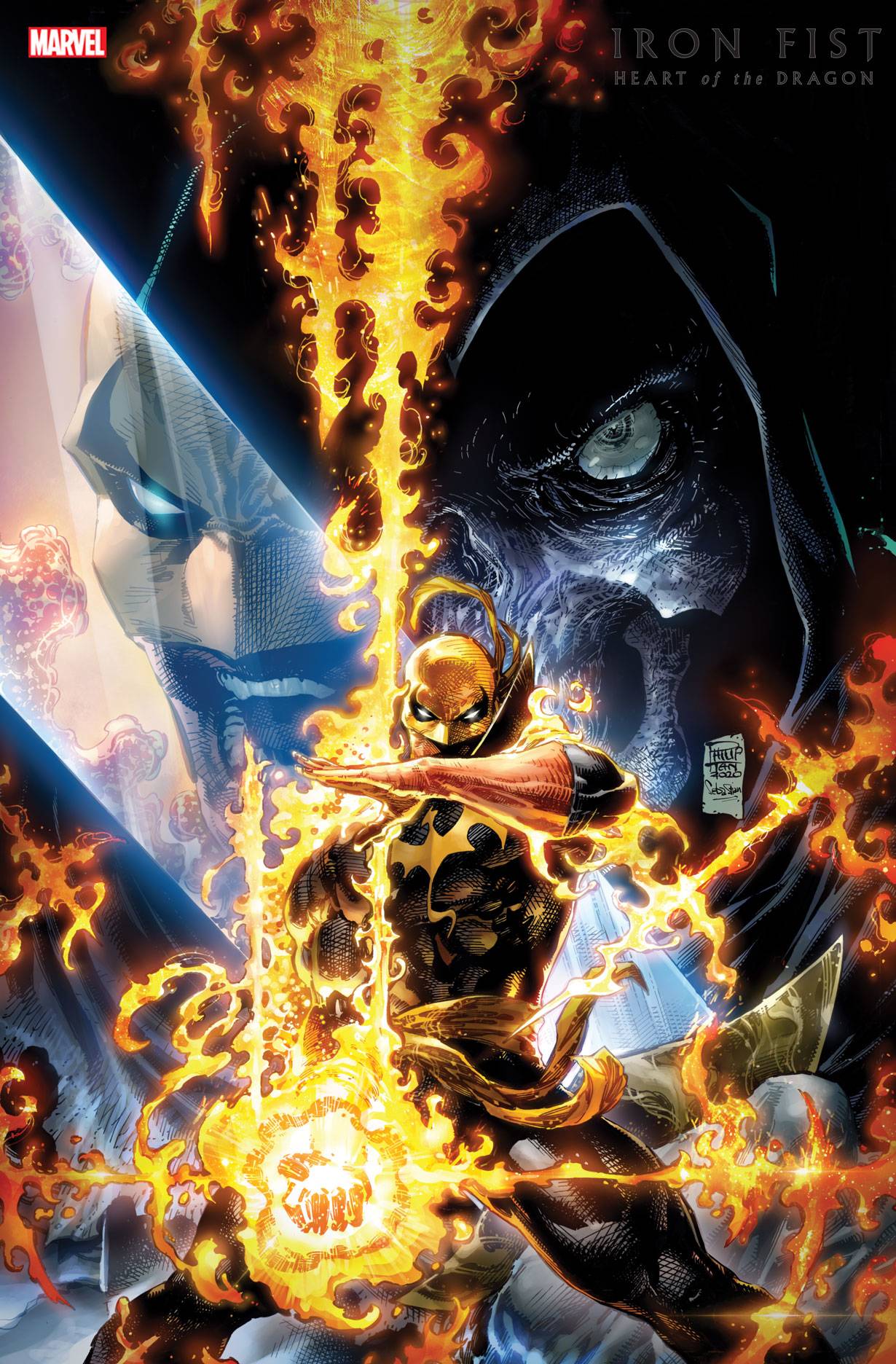 IRON FIST HEART OF THE DRAGON #1 GABRIELE DELL'OTTO TRADE/VIRGIN VARIANT SET LIMITED TO 800 SETS WITH COA & 1:25/1:50 RATIOS