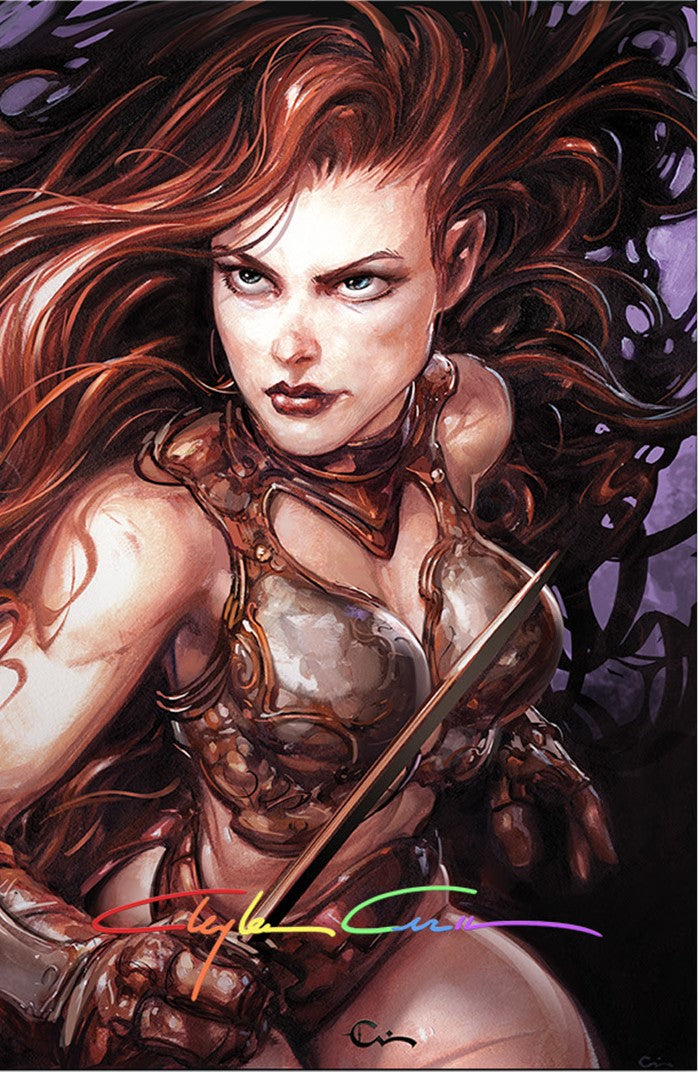 LAST BARBARIANS #1 CLAYTON CRAIN VIRGIN VARIANT LIMITED TO 444 COPIES INFINITY SIGNED W/COA