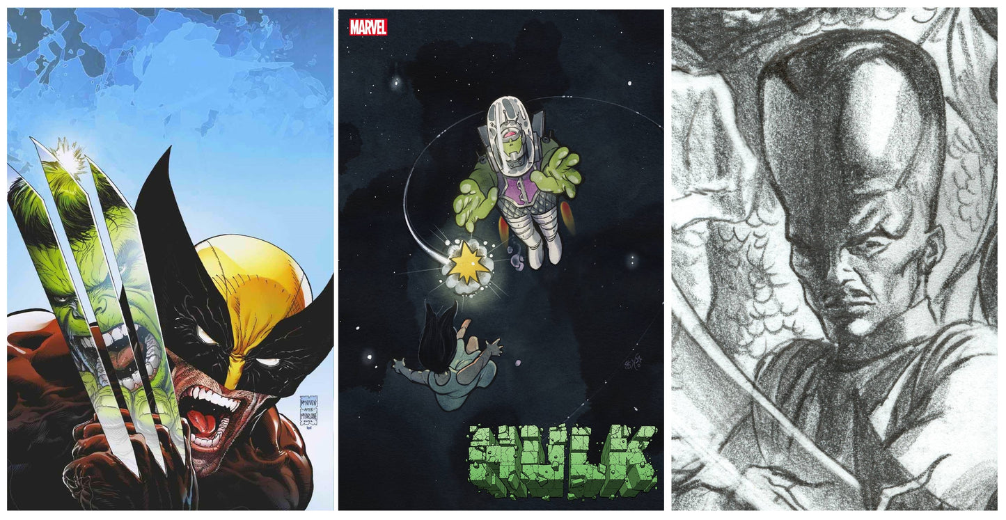 HULK #13 STEVE MCNIVEN CLASSIC HOMAGE VIRGIN VARIANT LIMITED TO 600 COPIES WITH NUMBERED COA + 1:25 & 1:100 VARIANTS