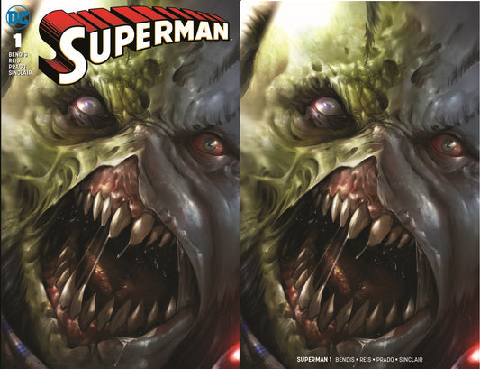 SUPERMAN #1 FRANCESCO MATTINA ROGOL ZAAR FULL/MINIMAL TRADE DRESS VARIANT SET LIMITED TO 600 SETS